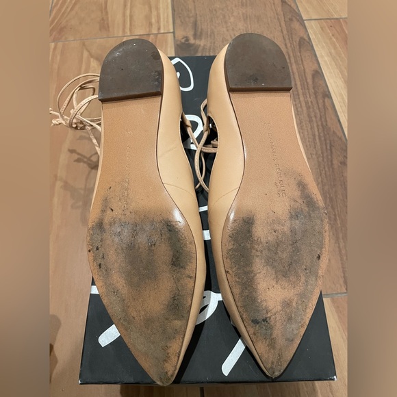 Banana Republic Women’s pointed toe ballerina flats with ankle straps - Picture 4 of 7